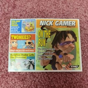 Nick Gamer Magazine Thq Mini Insert #104352